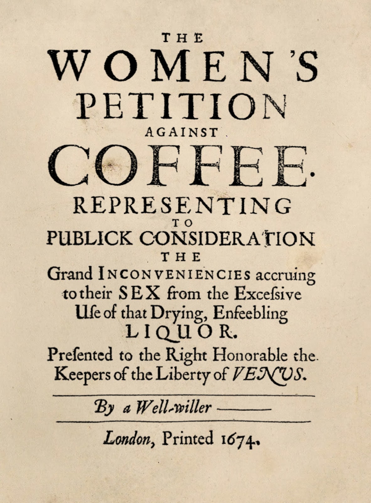 Women against Coffee