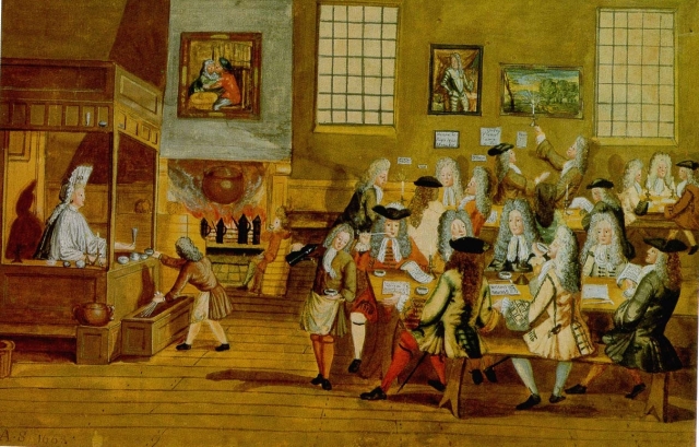 London Coffee House in 1700s